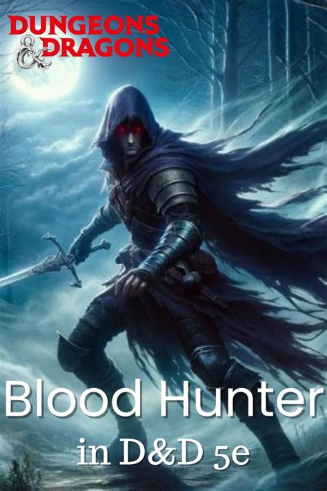 do blood hunters get spells|DnD Blood Hunter 5e class guide .